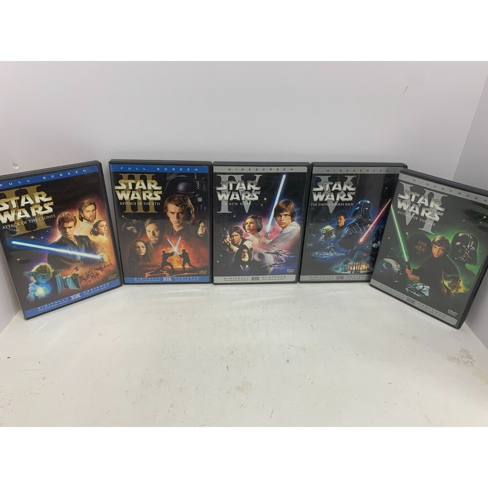 Star Wars dvd set 2-6